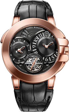 Replica Harry Winston Ocean GMT OCEATG45RR003 watch